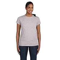 Hanes Ladies 61 oz Tagless T-Shirt - LIGHT STEEL - XL - (Style # 5680 - Original Label)