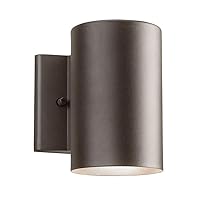 Kichler 11250AZT30 LED Outdoor Wall Mount, Textured Architectural Bronze, 7