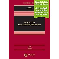 Contracts: Cases, Discussion and Problems [Connected eBook with Study Center] (Aspen Casebook) Contracts: Cases, Discussion and Problems [Connected eBook with Study Center] (Aspen Casebook) Hardcover Kindle
