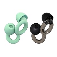 Loop Earplugs Everyday Bundle (2-Pack) – Loop Quiet + Loop Engage | Reusable Ear Plugs for Sleep, Focus, Noise Sensitivity, Socializing & More | 26 dB/16 dB Noise Reduction