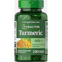 Puritan's Pride Turmeric 800 mg-200 Capsules