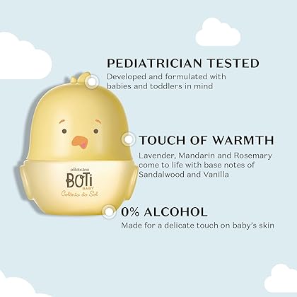 O BOTICARIO Boti Baby Sun Cologne, Relaxing Lavender Baby Perfume Spray, 3.3 Ounce (Packaging May Vary)