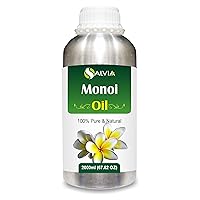 Monoi Oil - Pure And Natural Infused Oil | For DIY Home Skin Care Purpose | Skin Care | Hair Care (Hair - Stronger, Shiner) (2000ml)