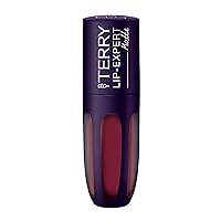 By Terry Lip-Expert Matte Liquid Lipstick, Vibrant & Kiss-Proof Lips, Highly Pigmented, Long Lasting, Chili Fig, 0.14 fl oz