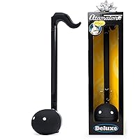 Otamatone Deluxe Electronic Musical Instrument for Adults Portable Synthesizer Digital Electric Music from Japan by Cube/Maywa Denki Cool Stuff Gifts, Black [English Manual]
