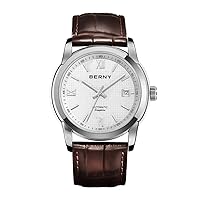 BERNY Classic Automatic Watch for Men Luxury Mens Mechanical Watch