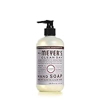 MRS. MEYER'S CLEAN DAY Hand Soap, Made with Essential Oils, Biodegradable Formula, Lavender, 12.5 fl. Oz