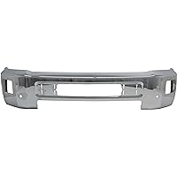 Evan Fischer Front Bumper Compatible with 2015-2019 Chevrolet Silverado 2500 HD, Fits 2015-2019 Silverado 3500 HD, Chrome Steel With Fog Light Holes and Parking Aid Sensor Holes GM1002850