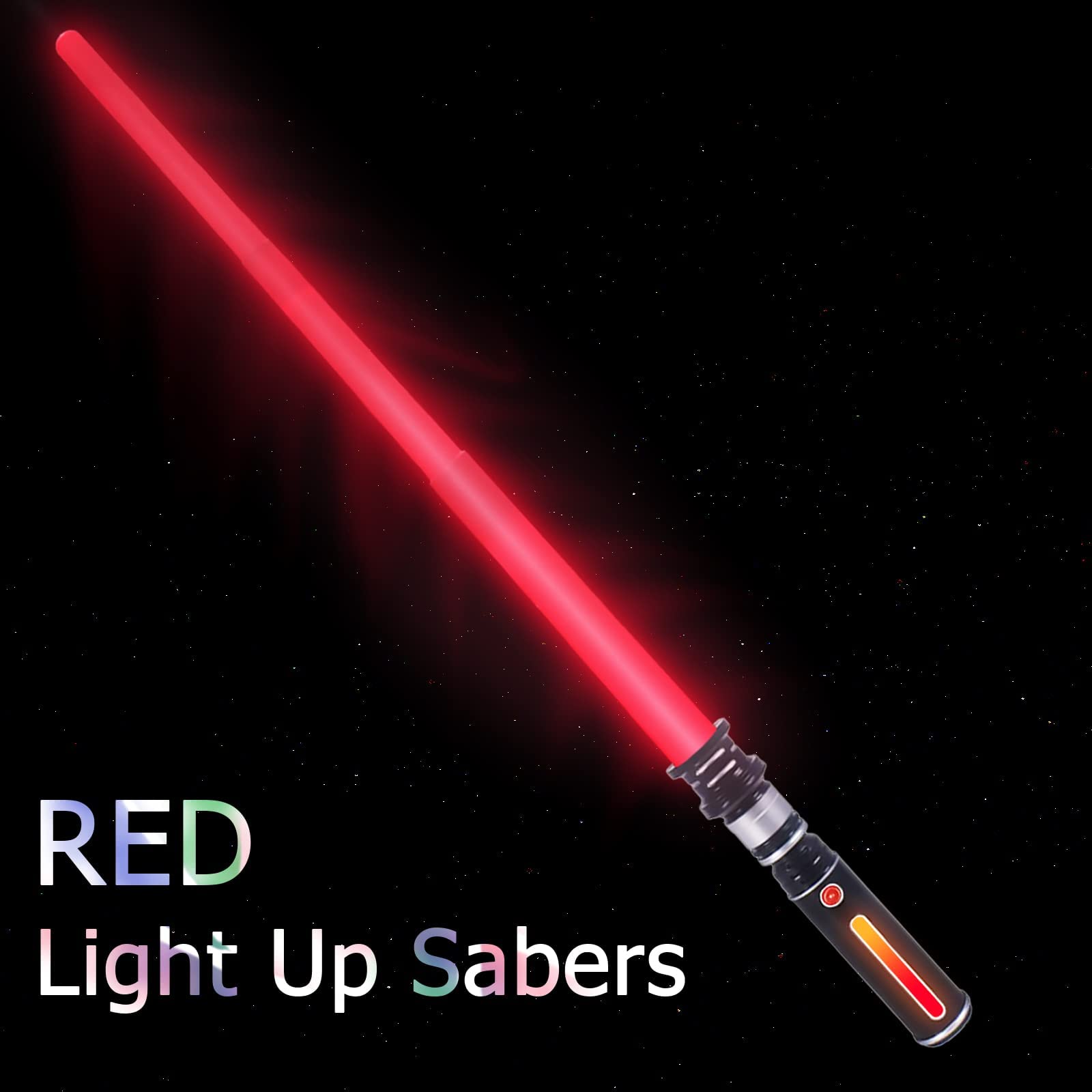 Lightup Saber for Kids LED FX Light Swords, Expandable Lightup Sabers with Sound and Glowing Handle, Light Up Sword for Kids, Christmas Parties Costume, Galaxy War Fighters