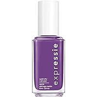Essie expressie, Quick-Dry Nail Polish, 8-Free Vegan, Grape Purple, IRL, 0.33 fl oz