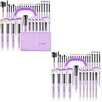 VANDER Save 20% on Makeup Brushes 32Pcs Purple Makeup Brushes Set（Cosmetic bag included）+ 32Pcs Purple Makeup Kit（Cosmetic bag not included）