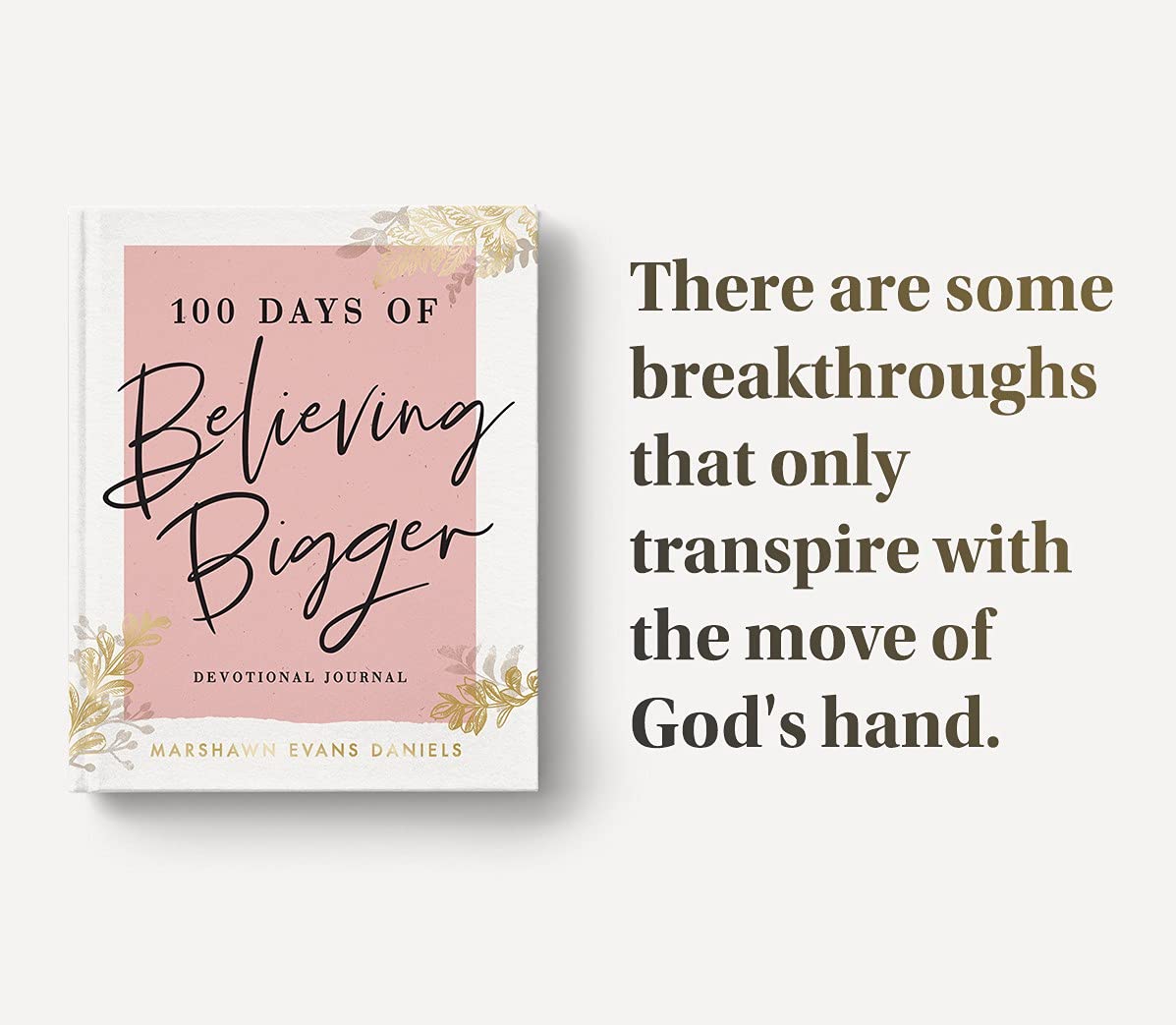 100 Days of Believing Bigger: Devotional Journal