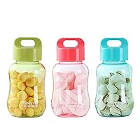 6oz Kids Small Water Bottle for School Food Grade Plastic Mini Cute Juice Travel Sports Wide Mouth Mugs in Bulk for Milk/Coffee/Tea Kitchen Storage Cups for Snacks Lunch Box