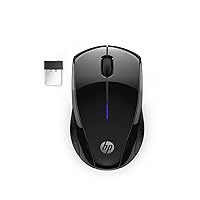 HP Wireless Mouse - Black, 15-Month Battery, 1600 DPI Sensor, Side Grips - For PC/Laptop, Mac, Chromebook