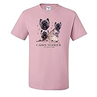 If It's Not a Cairn Terrier It's Just a Dog Gift Dog Lover Graphic Mens T-Shirts