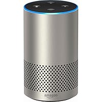 Echo (2nd Generation) - Smart speaker with Alexa - Silver Finish