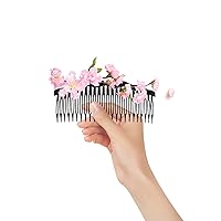 Hair Comb, Hair Combs for Women, Hair Accessories for Women, French Side Comb, Styling Design Suitable for Women, Thickened Type, 2 PCS (M)
