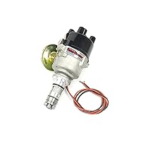 Pertronix D176600 Flame-Thrower Plug and Play Vacuum Advance Cast Electronic Distributor with Ignitor Technology for British 4 Cylinder Engine
