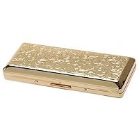Tsubota Pearl Casual Metal 10pcs (100mm) Gold Arabesque Cigarette Case 1-96129-41