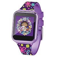 Disney Encanto Kids Smart Watch for Girls & Boys - Interactive Smartwatch with Selfie Camera, Games, Voice & Video Recorder, Pedometer, Calculator, Alarm, USB Charger