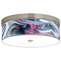 Europa Giclee Energy Efficient Ceiling Light with Print Shade