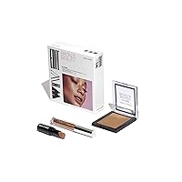 wet n wild Edit Makeup Set Bronze Beauty Kit, Bronzer Face Powder, Glitter Bronzer Lip Gloss, Matte Lipstick