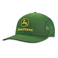 John Deere Baseball Cap Trucker Hat 13083343Gr Current Baseball Cap Trucker Hat Trademark Embroidery Gryw Green