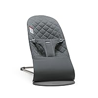BabyBjörn Bouncer Bliss, Woven, Classic Quilt, Anthracite
