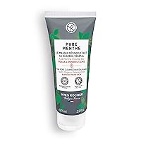 Yves Rocher Pure Menthe Pore Cleaning Charcoal Mask Organic Peppermint Blemish Prone Skin - 75 ml / 2.5 fl.oz
