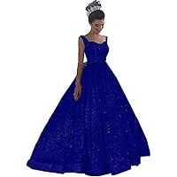 Strap Quinceanera Dresses 2020 Long Puffy Prom Gown for Girls