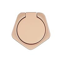 8789-001RoseGold 360 Degree Rotating Smartphone Hold Ring Holder, Zinc Alloy, Compatible with All Models Magnetic Car Holder, Rose Gold