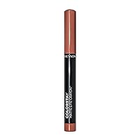 REVLON ColorStay Matte Lite Crayon Lipstick with Built-in Sharpener, Smudge-proof, Water-Resistant Non-Drying Lipcolor, 002 Clear The Air, 0.049 oz