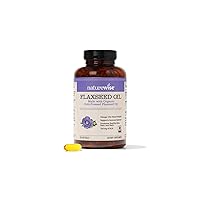 Flaxseed Oil 1200mg Softgels with 720mg ALA, Omega 3 6 9, Supplement for Heart Health - Made with Organic, Cold Pressed Flaxseed Oil, Fish Free Omega, Non-GMO - 120 Softgels[2-Month Supply]