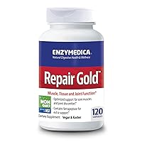 Enzymedica, Repair Gold, Supports Recovery and Helps Relieve Joint and Muscle Discomfort, Natural Supplement, 120 Count