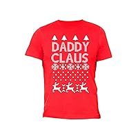 Men's DaddyClaus Santa Ugly Christmas Crewneck Short Sleeve T-Shirt