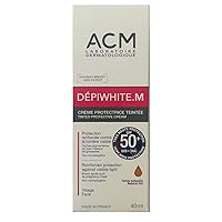ACM Laboratoires DEPIWHITE M TINTED protective cream SPF 50+ 40ml. NATURAL TINT Skin Beauty Gift