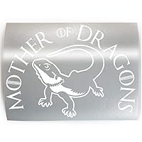 MOTHER OF DRAGONS Bearded Dragon - PICK COLOR & SIZE - Reptile Lizard Pet Vinyl Decal Sticker A