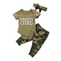 Multitrust Infant Baby Boys Girls Cotton Camouflage Onesie Bodysuit and Long Pants 2pcs Romper Set Baby Clothes Set