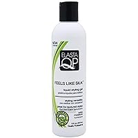 ELASTA QP Feels Like Silk Styling Control Gel - Taming Gel for Natural Texturized Hair, Conditions & Moisturizes, Restores Softness & Shine, Versatile Styling, Frizz Control, No Build-up, 12 oz