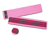 Durable Hip Circle Band Yoga Anti-Slip Gym Fitness Rubber Band Exercises Braided Elastic Band Hip Lifting Resistance Band (Pink(Medium, Resilience30~50lbs))