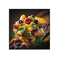 Food Cherry Tomatoes Blueberry Strawberry Kiwi Fruit Mint Mulberry Mango Room Aesthetics Posters Canvas Posters Bedroom Decoration Sports Office Decoration Gifts Wall Art Decoration Printing Posters 2