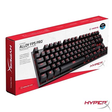 HyperX Alloy FPS RGB - Mechanical Gaming Keyboard with PBT Pudding Keycaps, Software-Controlled Light & Macro Customization, Silver Speed Switches (HX-KB1SS2A-US)