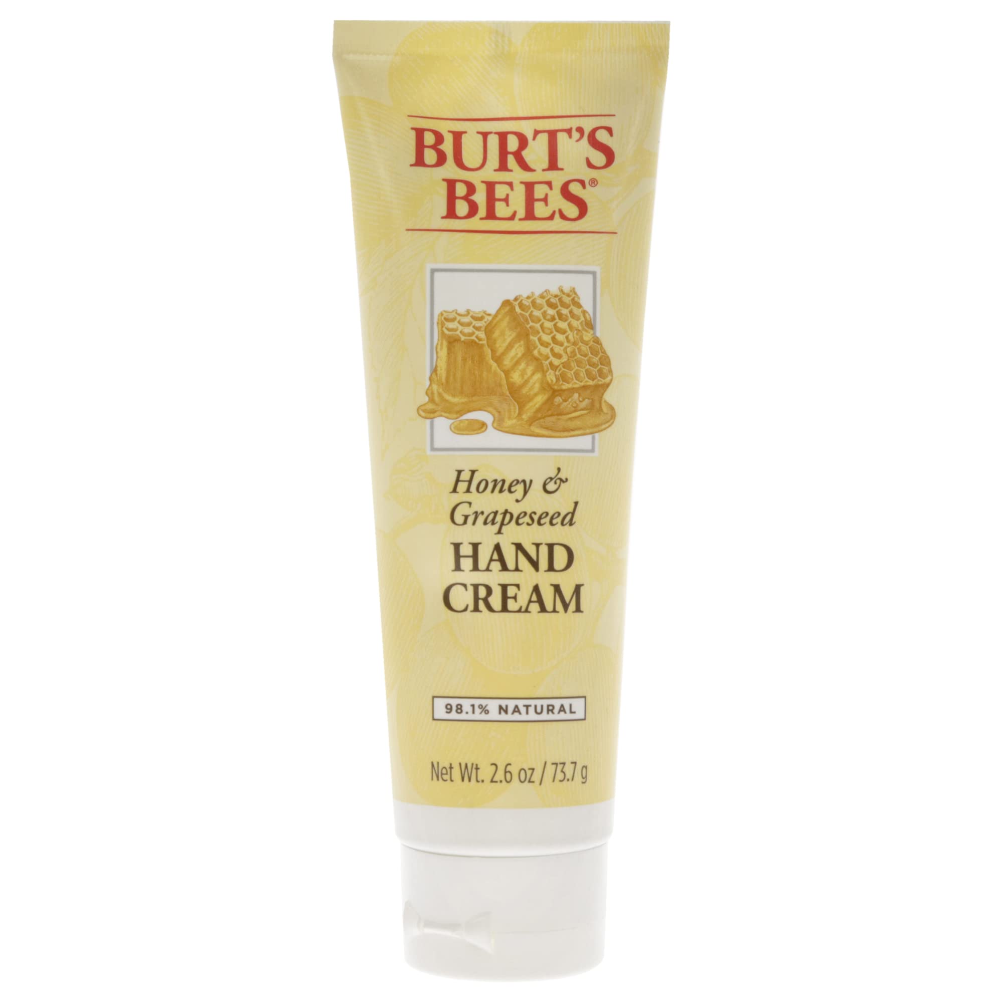 Burt's Bees Hand Cream, (Package May Vary) Honey & Grapeseed Oil 2.6 Ounce