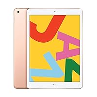 Apple iPad Late 2019, 10.2-Inch, Wi-Fi, 32GB Gold (Renewed)