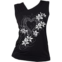 Spiral Pure of Heart Girl Top Black