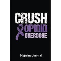 Migraine Journal: Opioid Overdose Awareness Warrior Survivor |Migraine Headache Log, Chronic Headache, Headache Book | Record Location, Severity, Duration... Diary For Women, Men And Kids.