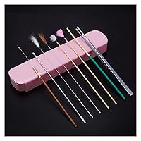 8pcs Ear Wax Pickers Set Ear Cleaner Spoon Wax Remover Removal Ear Cleaning Tool