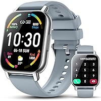 Smart Watch, Fitness Tracker Touch Screen Fitness Watch with Heart Rate Sleep Monitor, 1.85 Zoll Touch-Farbdisplay mit Bluetooth Anrufe