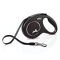 25210769: Classic Retractable Tape Dog Leash, Blk Md 55 Lbs 16Ft