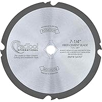PacTool SA707 International 7-1/4 Inch Fiber Cement Saw Blade